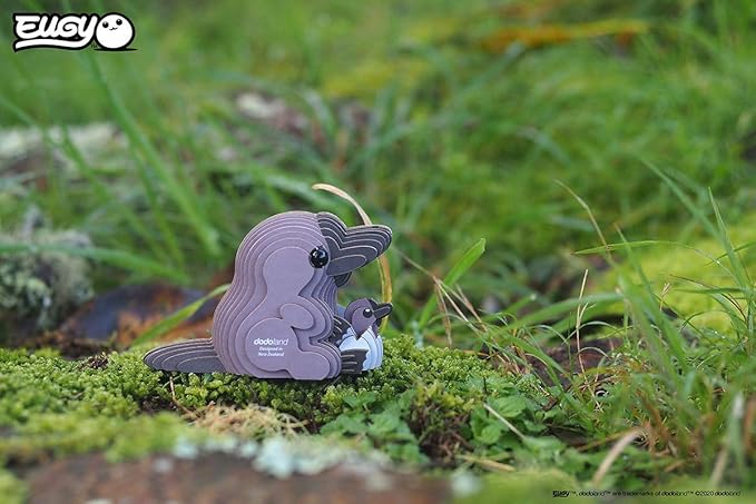 Eugy Platypus 3D Puzzle, 21 Piece Eco-Friendly Educational Toy Puzzles for Boys, Girls & Kids Ages 6+