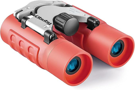 Obuby Real Binoculars for Kids Gifts for 3-12 Years Boys Girls 8x21 High-Resolution Optics Compact Toy Binocular for Bird Watching,Travel, Camping