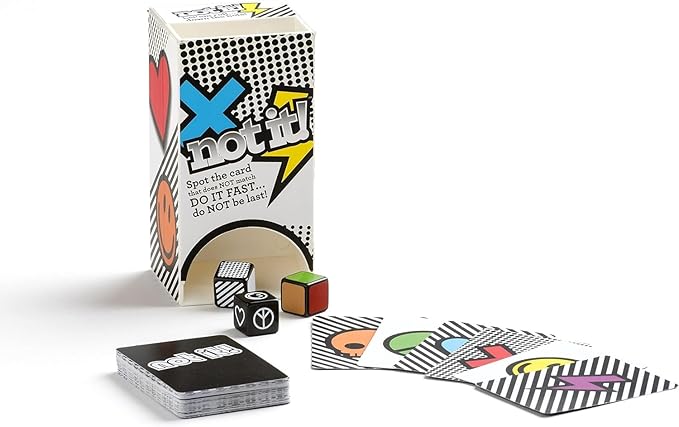 Not It! Dice Tower: Roll The Dice, Dodge The Match, Exciting Family Game Night Fun, 3+ Players Ages 6 and Up - Original