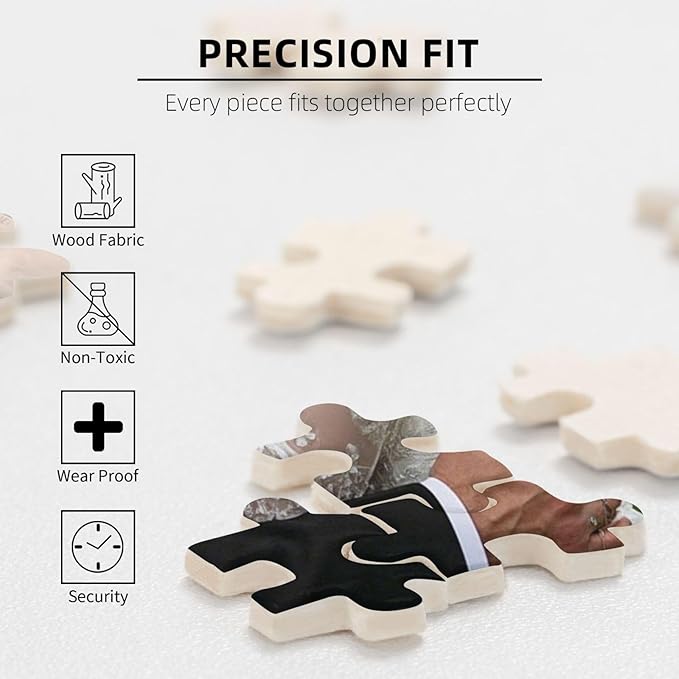 Custom Wooden Puzzles from Photos 1000 Piece Personalized Picture Jigsaw Puzzle Gift for Adults & Kids - Pet, Wedding, Family, Christmas, Birthday Memory Keepsake