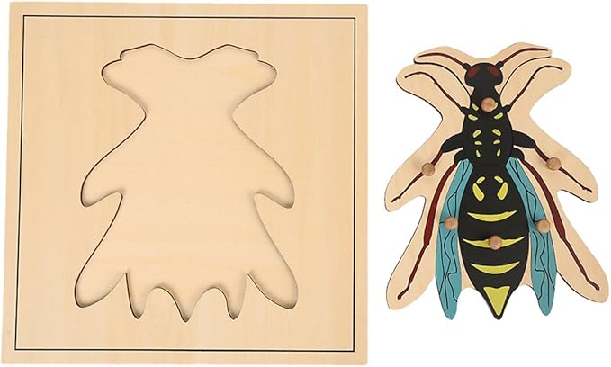 MEYOR Montessori Wasp Puzzle for Early Preschool Education Learning Toys