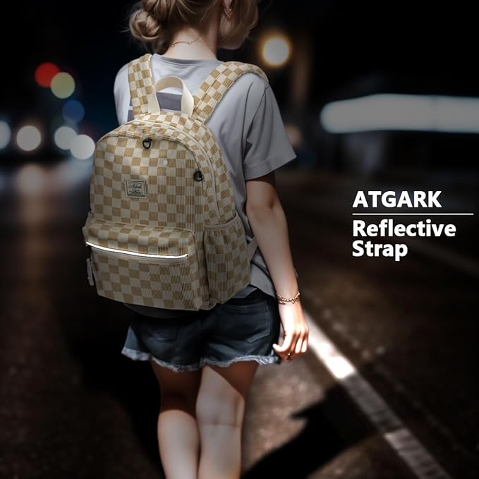 Corduroy Kids Backpack for Boys Girls 6-10: Girls Backpacks for Elementary Kindergarten 15” H Fit Folder