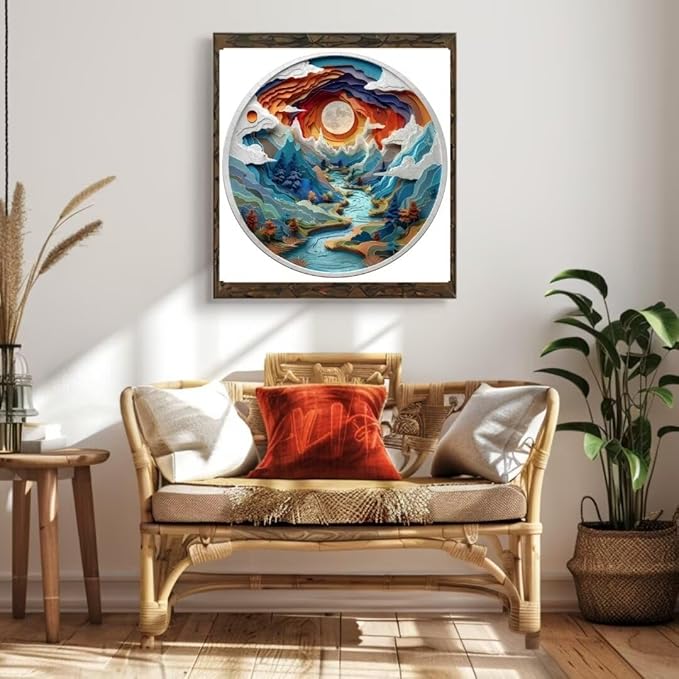 3D Vision Puzzles 300 Pieces 13.4x13.3in Gifts Adults