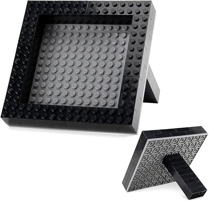 Feleph 100pcs 2x4 Bricks Black Pieces Parts Classic Building Creative Play Blocks Set Parts Toy Accessories Compatible with 3001 Major Brick Brands