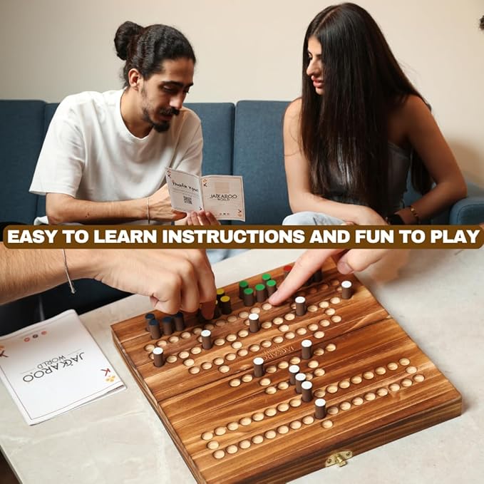 Barricade Board Game - Malefiz - New 2025 Dice Games - 2-4 Player Competitive Strategy Game - Fast Track Board Game Fun Wooden Dice Game for Family & Friends - Adults Games Wood Games