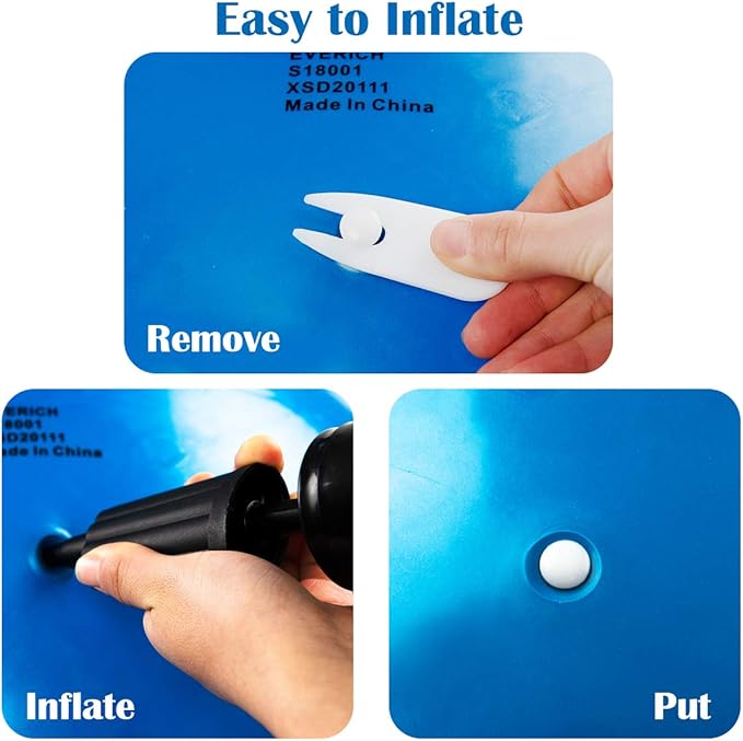 EVERICH TOY Hopper Ball, Bouncing Ball with Handle, 18 Inches Jumping Hoppity Hop Toys, Sit and Bounce on Toys for Boys and Girls Gifts