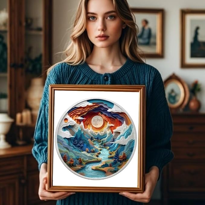 Wooden Puzzles Adults, 3D Vision Puzzle 200 Pieces, Unique Animal Shaped Wood Challenging Jigsaw Puzzles Gifts for Adults, 11.4x11.3in