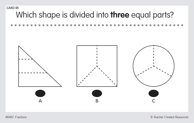 Teacher Created Resources Power Pen Learning Cards: Fractions (6463)