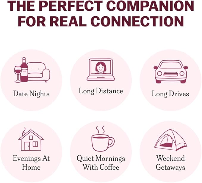 TALES 150 Conversation Starter Cards, Couples Edition, Perfect for Couples Games for Adults, Date Night Ideas, Gifts, Anniversaries, and Quality Time Together, Prompts for Deeper Connection