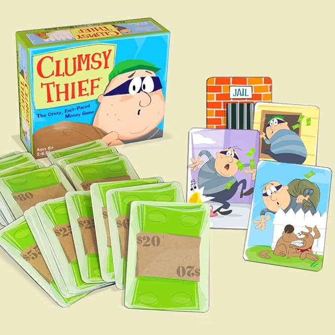 Melon Rind Clumsy Thief Math Game for Kids Ages 8+, Educational for Kid's Learning and Confidence Building, Fun Math Card Game for 3-6 Players Adding to 100