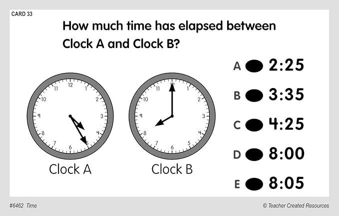 Teacher Created Resources Power Pen Learning Cards: Time (6462) Medium