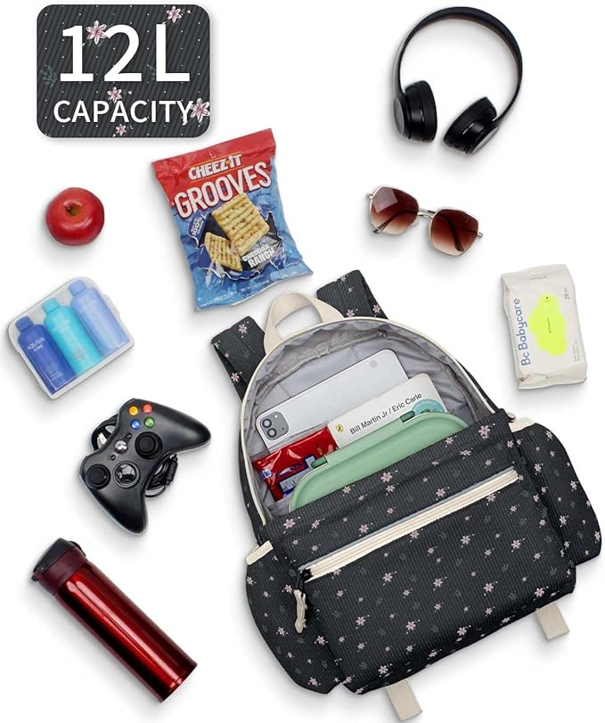 Corduroy Toddler Backpack for Boys 2-5: Preschool Backpack for Boys Girls - Cute Kids Backpack for Boys 13.5" H Fit Folder