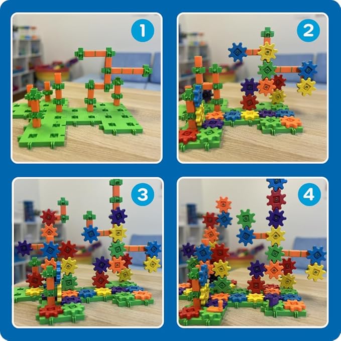 Learning Resources Gears! Gears! Gears! Super Building Toy Set, 150 Pieces, Ages 3+