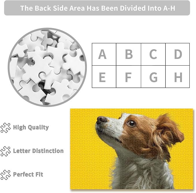 Custom Wooden Jigsaw Puzzles - 120/200/300/500/1000/1500 Piece Photo Gift Sets for Adults & Kids - Pet, Wedding, Family Memory Keepsake