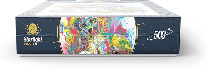 MyPuzzle Curious Pup - Premium 500 Piece Jigsaw Puzzle for Adults