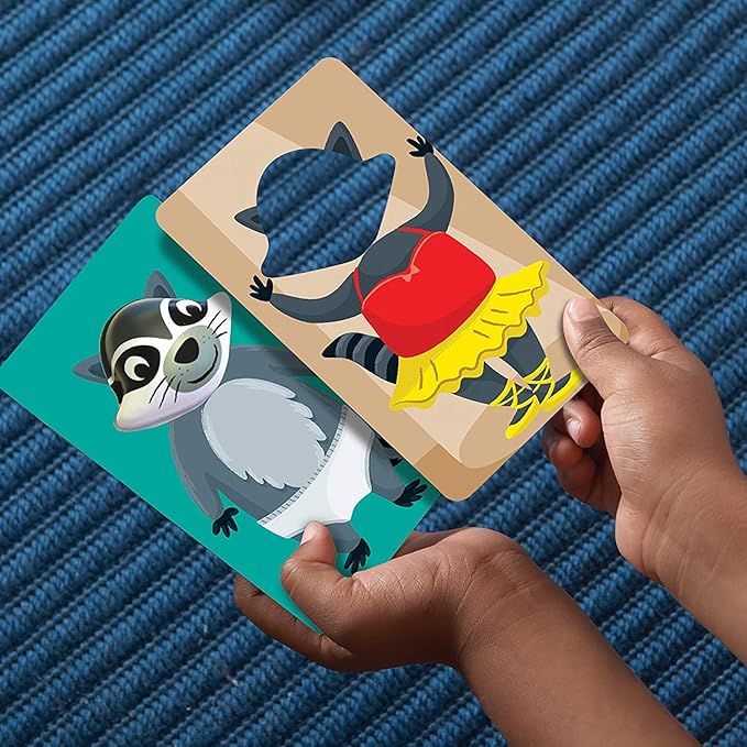Educational Insights Raccoon Rumpus - Cute Preschool Toys & Board Games for Kids, Color Matching Kids Games, Toddler Memory Game, 2-in-1 Game for 2-4 Players, Fun Gifts for Girls & Boys Ages 3+