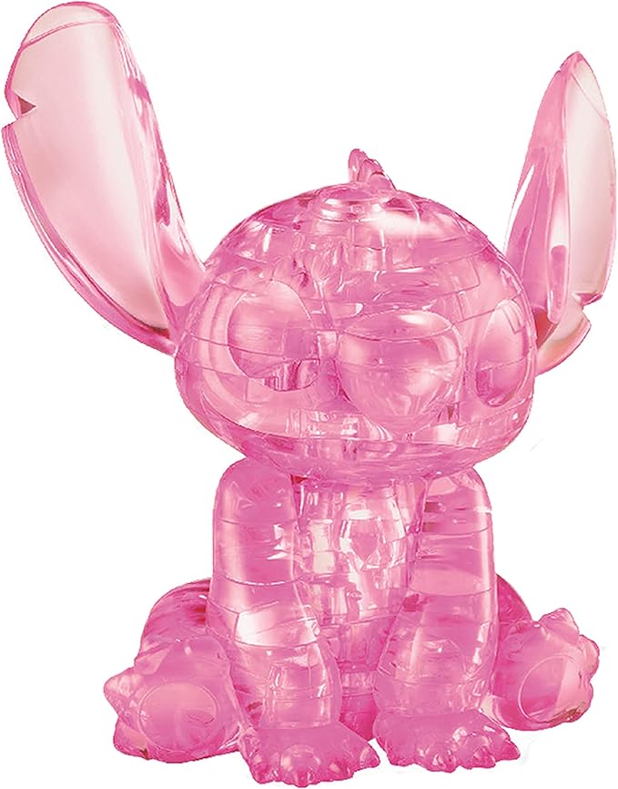 BePuzzled, Disney Stitch Original 3D Crystal Puzzle, Perfect for Puzzlers Ages 12 and Up, Challenging to Complete and Beautiful to Display, Collect Them All