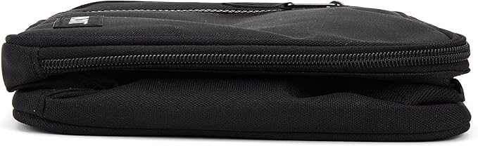 PackIt Freezable Classic Lunch Box, Black, Built with EcoFreeze® Technology, Collapsible, Reusable, Zip Closure With Zip Front Pocket and Buckle Handle, Designed for Fresh Lunches