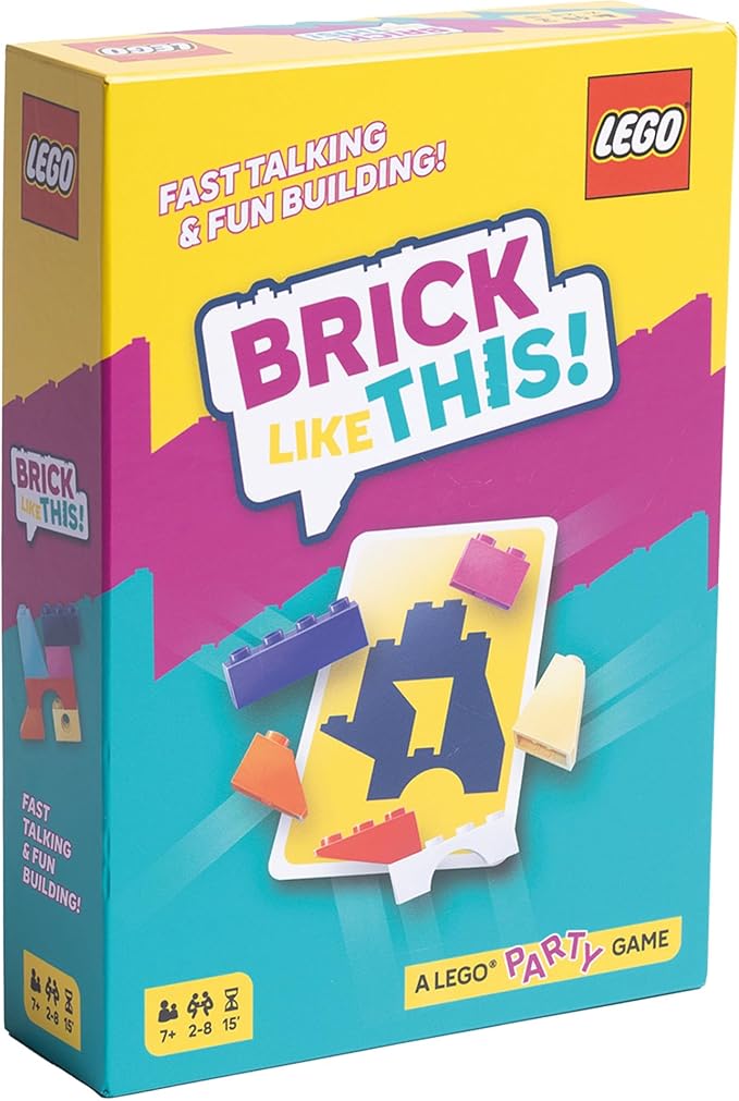 Brick Like This! The Official Lego Party Game - A Fast, Fun Building Game for Families, Kids, Teens & Adults, Ages 7+, 2-8 Players, 15 Minute Playtime