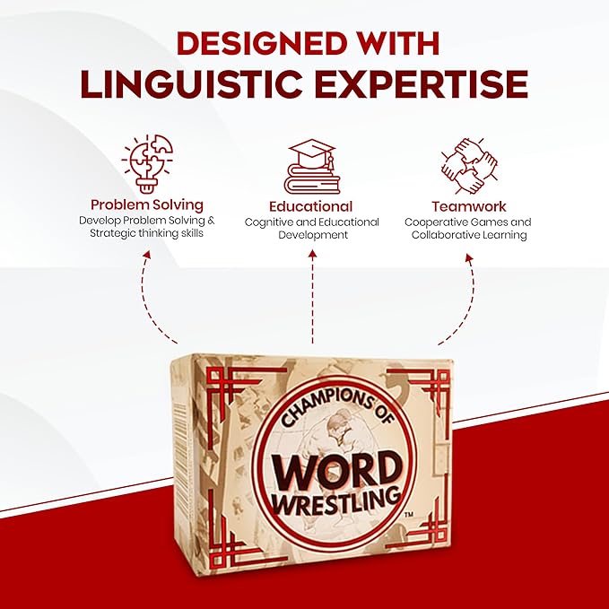 Card Game for Adults and Family Board Night, Premium Playing Cards, Spelling for Kids & Seniors, Travel & Party, 2-4 Players, Ages 8 & Above