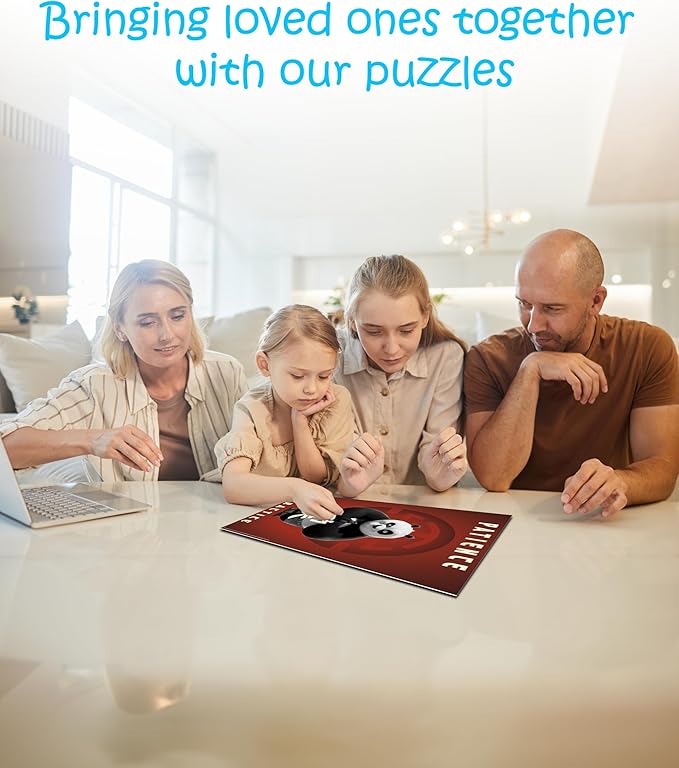 Crafthub Kung Fu Panda Wooden Puzzles for Adults – A3 Size with 343 Pieces Wood Puzzles – Patience Practice – Jigsaw Puzzles with Unique Shapes – 15" x 11"