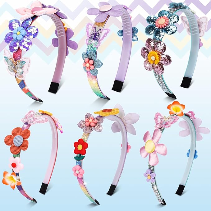 Gifts for 6 Year Old Girls: Craft Kits for Kids 6-12 | Fashion Girl Hair Accessories Making Set | That Allows Girls to Make Their Own Unique DIY Flower Hair Accessories