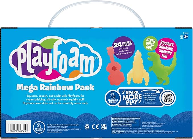 Educational Insights Playfoam Mega Pack with 10 Colors of Playfoam, Non-Toxic, Sensory Toy for Boys & Girls, Ages 3+