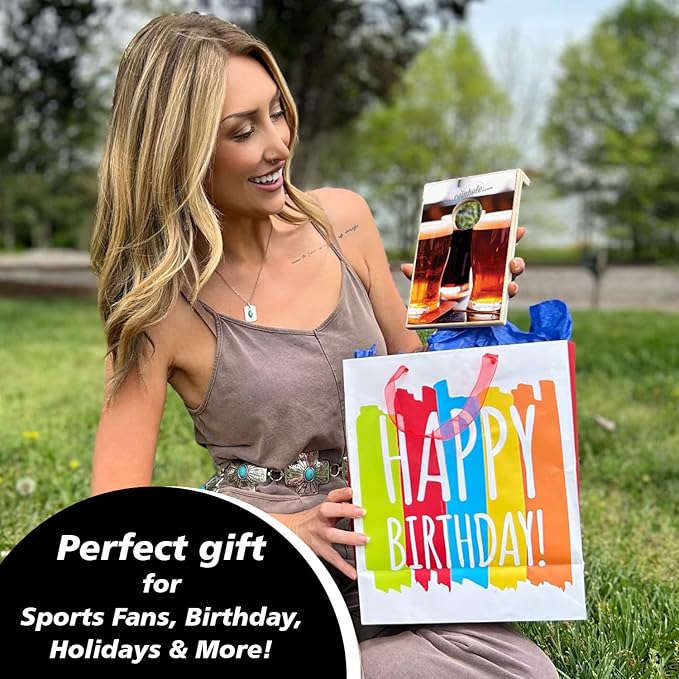 Coinhole Desktop Coin Bouncing Party Game Set | Tabletop Cornhole Board Game | Small Cornhole Travel Game Includes Coins