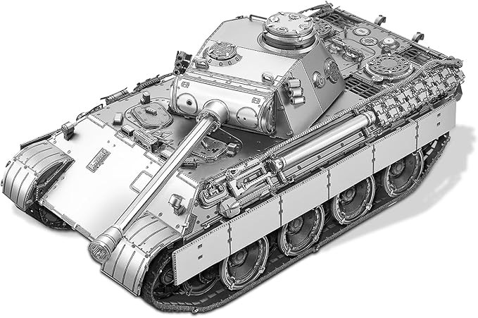 Piececool 3D Puzzles for Adults, German Panther D Tank Model Kits Building (1:48 Scale), Military Model 3D Puzzle Kit for Teen Birthday Gifts - 413 Pcs