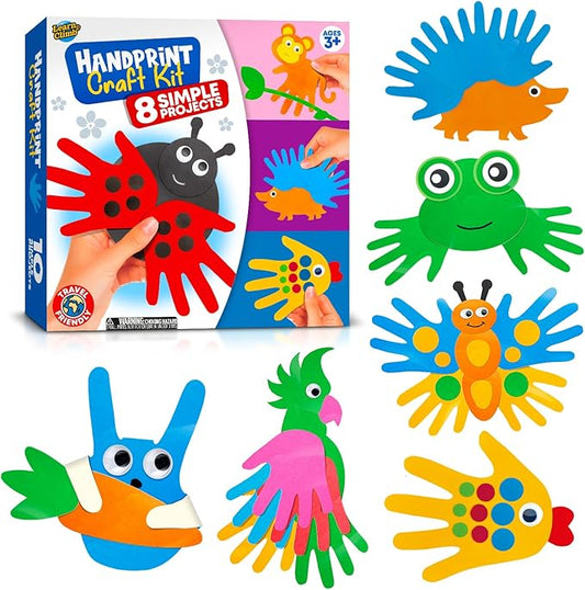 Arts and Crafts Kit for Toddlers Ages 3+ Years. Easy Animal Crafting for Kids