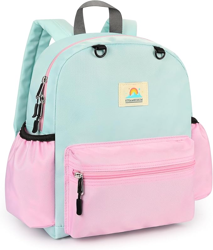 STEAMEDBUN Toddler Backpack for Girls 2-4: Preschool Kindergarten Backpacks - 12 inch Daycare Backpack