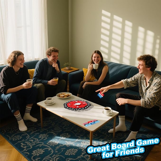 Word Game Family Board Games for Kids & Adults with 2 Modes,220 Topic Categories 24 Letters Pressing Games,Fun Fast-Paced Learning Game,35 Cards,LCD Display Timer,Christmas & Birthday Gifts,Red