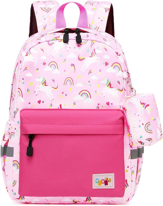 mygreen Toddler Backpack, Kids Backpack for Boys and Girls with Chest Strap