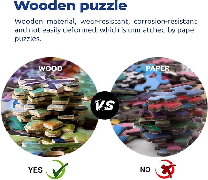 500 Pieces Jigsaw Puzzles for Adults Teens Portrait of a Miniature Yorkshire Terrier Yorkie Wooden Puzzle Toys Games for Adults Family Party