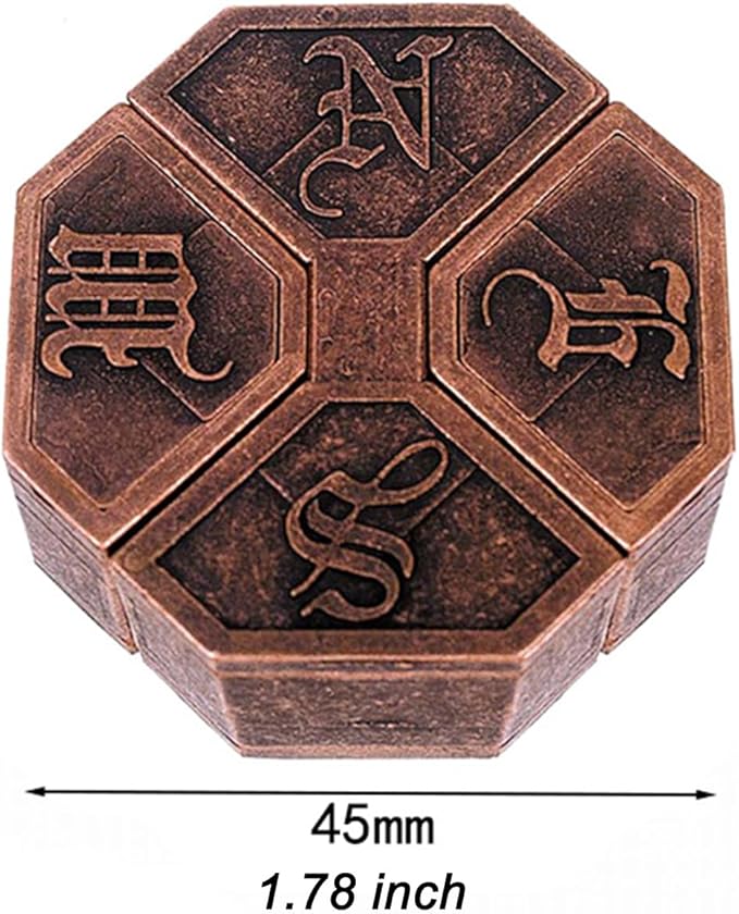 2Pcs Brain Teaser Puzzles for Games, Educational Toys, Mind and Metal 3D Puzzles, Unlock Interlock IQ Box