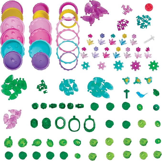 RoseArt Crystal Gem Creations Jewel Succulents Kit, 175+ Pieces, Great for Adults, Tweens and Children Ages 8+