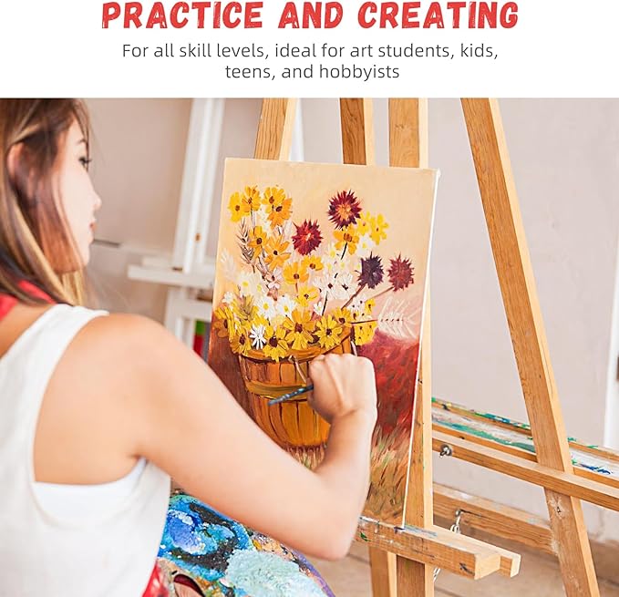 Simetufy 11 x 14 inch 60 Pack Painting Canvas Boards- Gesso Primed Acid-Free 100% Cotton Flat Canvas Panels for Acrylics Oil Watercolor Tempera Paints