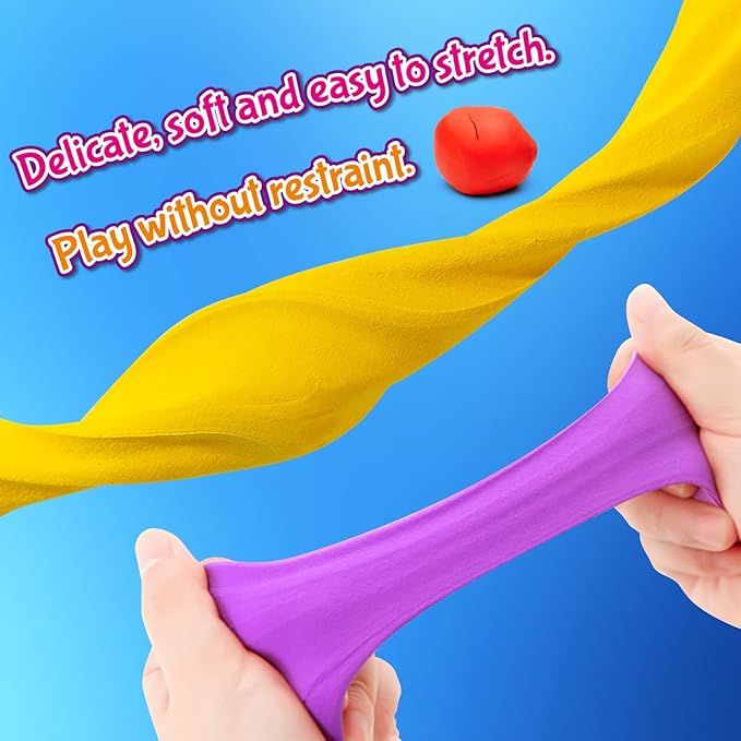 ESSENSON Air Dry Clay 54 Colors, Modeling Clay for Kids, DIY Molding Magic Clay for with Tools, Toys Gifts for Age 3 4 5 6 7 8+ Years Old Boys Girls Kids