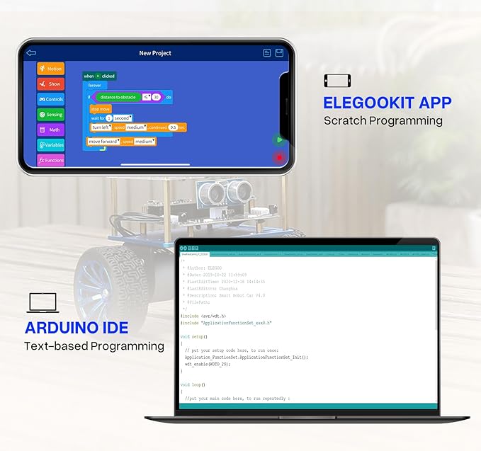 ELEGOO Tumbller Self-Balancing Robot Kit for Arduino Robotics for Kids Ages 8-12 12-14 Gifts for 8 9 10 11 12 13 14 15 16 Year Old Boys Girls Teens Toys for Ages 8-10 8-13 10-12 14-16 STEM Building