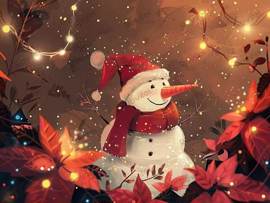 Warm Sunset Snowman 1000 Piece Puzzles for Adults, Puzzles for Kids Children, Vivid & Colorful Personalized Puzzles - for Room Decor Home Decor Fall Decor - Gifts for Women 30x20 inch
