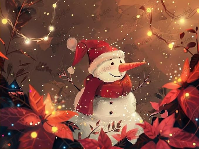 Warm Sunset Snowman Puzzles for Adults 500 Pieces, Puzzles for Kids Children, Vivid & Colorful Personalized Puzzles - for Room Decor Home Decor Fall Decor - Gifts for Women 20x15 inch