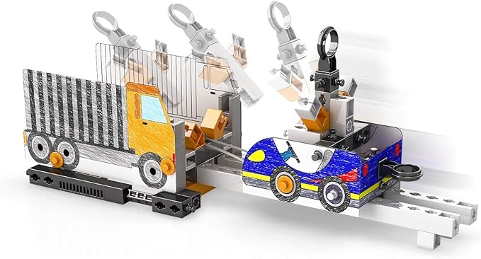 Engino STEAM Labs, How Inertia Works, STEAM Toys for Ages 8+, Building Kit, Learning & Education Toys, Art Activities for Girls & Boys, Play & Learn Science