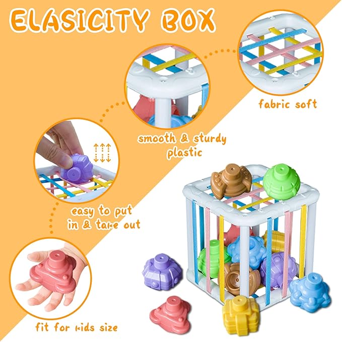 Activity Toy - Sensory Activities for Toddlers and Kids, Baby Toys 6 -18 Months，Montessori Toys for Babies 1-2 Years Old,Children's Development Toy Set