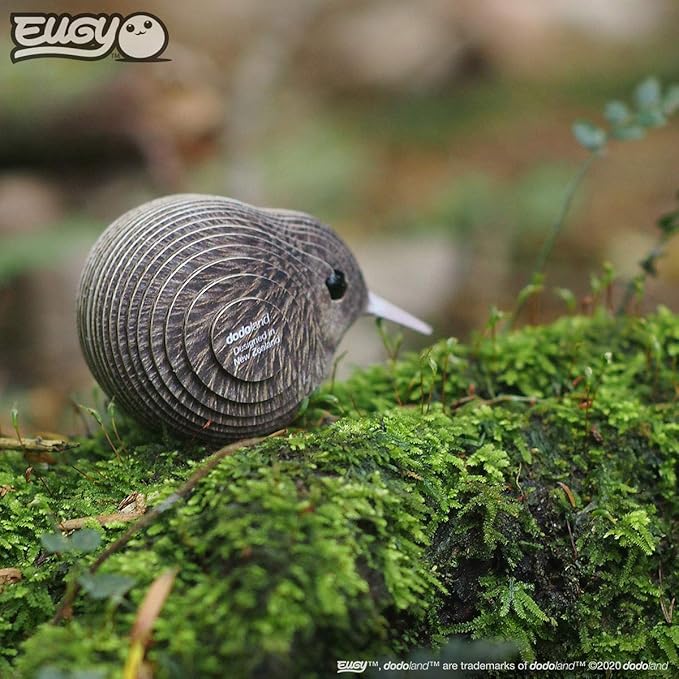 Eugy Kiwi Bird 3D Puzzle - 24 Piece Eco-Friendly Educational Toy Puzzle for Boys, Girls & Kids Ages 6+