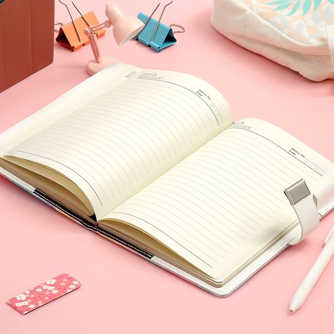 CAGIE Diary for Girls Age 8-12 Gifts for 9 10 11 12 Year Old Girls Diary with Lock, Spilling Ink Design 192 Pages Lock Diary with Pen, 5.7 x 8.5 Inch Birthday Gifts for Girl Journal with Lock