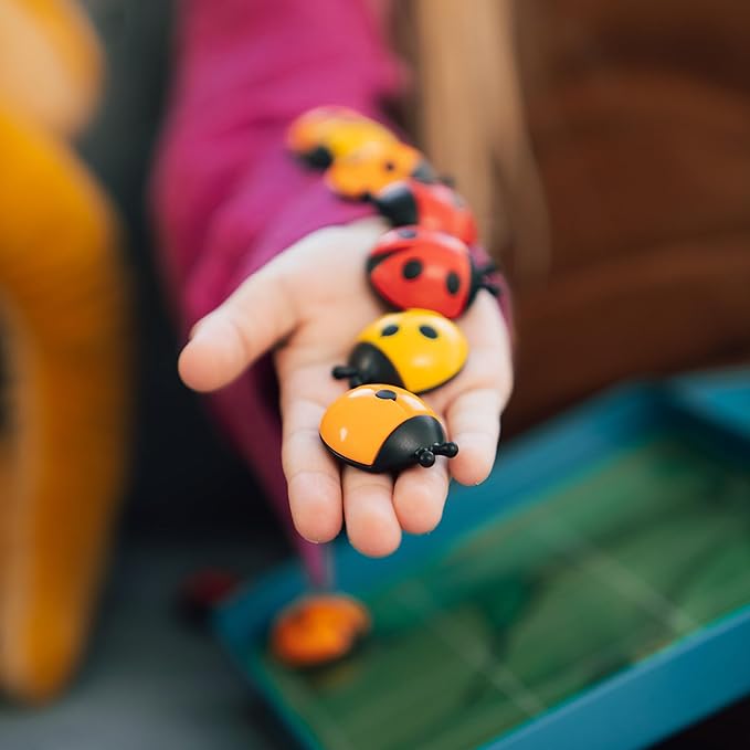 SmartGames LogiBugs Metal Box Magnetic Travel Game with 48 Challenges for Ages 6 - Adult