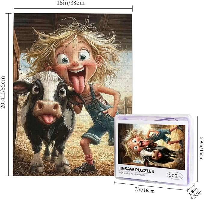 Highland Cows Puzzles，Highland Cow Puzzle 1000 Piece,Highland Cattle 1000 Piece Jigsaw Puzzle，Cute Cow Puzzles，Funny Cow Jigsaw Puzzles，Animal Puzzle,Cute Animal Jigsaw Puzzle