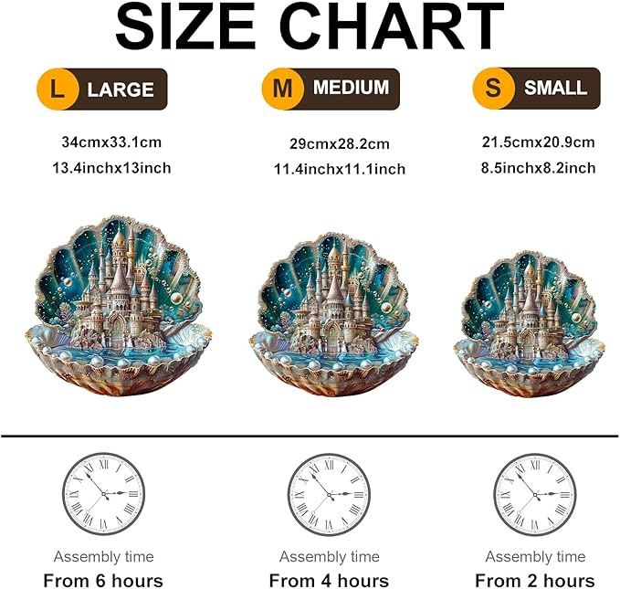 Wooden Puzzles for Adults - Pearlspire Citadel Wood Puzzles Adult - Unique Animal Shape Wooden Jigsaw Puzzles for Adults - Birthday Gifts for Puzzle Lovers, Family (13.4 * 13in)