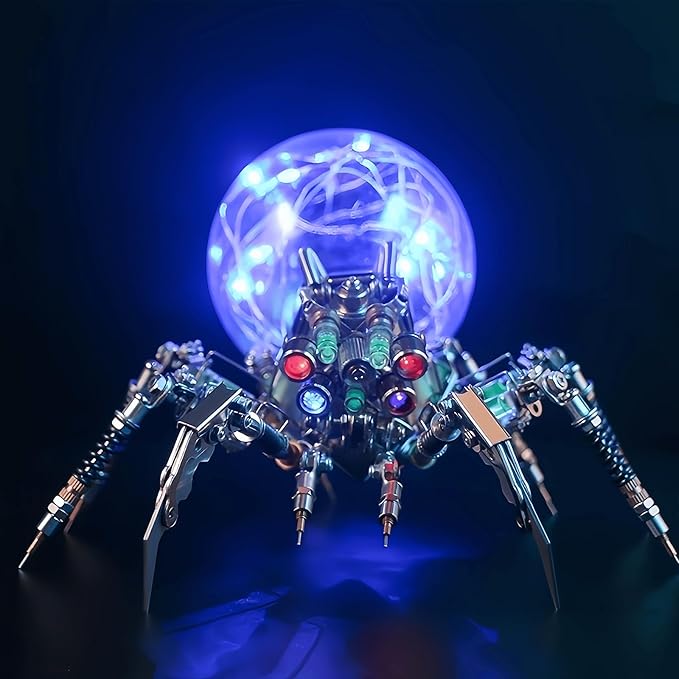 3D Metal Puzzle for Adults,spider Puzzle Building Set，3D Metal Model Kit, Brain Teaser Puzzles DIY Assembling for Stress Relief - High end Men's Gift