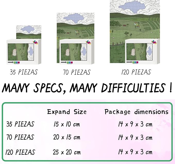 300 Piece Puzzles Dog's Fall Trip Home Decor & Valentines Day Decorations - More Difficult Challenge Puzzles (Wooden Puzzles Includes Beautiful Gift Box) for All Adult Beginners
